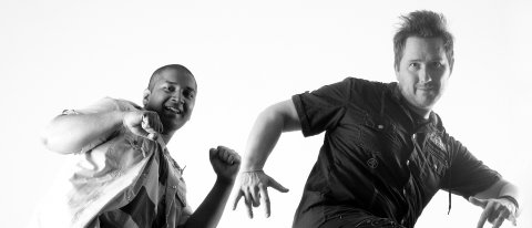 Morten Riis og Steen Lund - Zumba i Bylderup